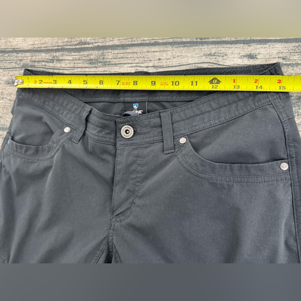 kühl Women's Splash Roll-up, Dark Gray Straight Leg Cargo Pants, Size 8 Regular - Picture 5 of 16